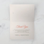 フローラ庭園の結婚式 サンキューカード (内部)