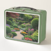 フローラ庭園 メタルランチボックス (正面)