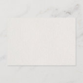 フローラ式結婚式場 エンクロージャーカード (裏面)