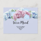 フローラ引っ越しましたはがき 案内ポストカード (正面)