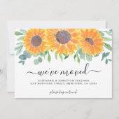 フローラ引っ越しました移動告知カード 案内状 (正面)