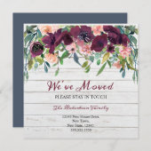 フローラ引っ越しました |新しいアドレスのお知らせ (正面/裏面)