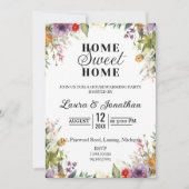 フローラ引っ越し祝いパーティーパーティー 招待状 (正面)