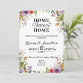 フローラ引っ越し祝いパーティーパーティー 招待状 (スタンド正面)