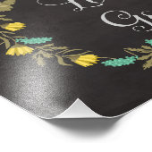 フローラ引用文プリント、感動的引用文 フォトプリント            (角)