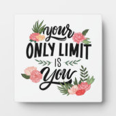 フローラ引用文唯一の制限は フォトプラーク (正面)