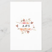 フローラ彼は彼女はシャワーのゲームカードを言った チラシ (裏面)