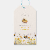 フローラ彼女は彼女のハニーブライダルを見つけた ギフトタグ (正面)