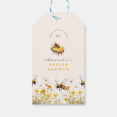 フローラ彼女は彼女のハニーブライダルを見つけた ギフトタグ (裏面)