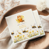 フローラ彼女は彼女のハニーブライダルを見つけた スタンダードカクテルナプキン