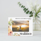 フローラ得結婚した結婚発表 ポストカード (スタンド正面)