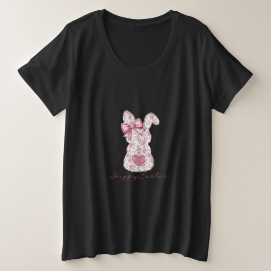 フローラ復活祭 プラスサイズTシャツ (デザイン正面)