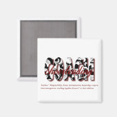 フローラ応援コーチマグネット マグネット (正面/裏面)