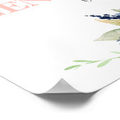 フローラ性別によるウェルカムサインの表示 ポスター (角)