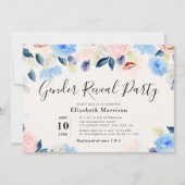 フローラ性発現パーティの招待状 招待状 (正面)