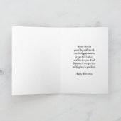 フローラ息子結婚記念日 カード (内部)