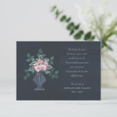 フローラ悔やみや弔慰サンキューカード サンキューカード (スタンド正面)