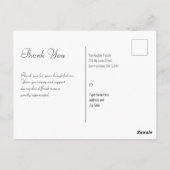 フローラ悔やみや弔慰葬儀サンキュー ポストカード (裏面)