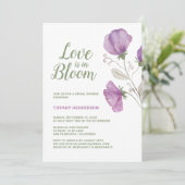 フローラ愛は開花ブライダルシャワー 招待状 (スタンド正面)