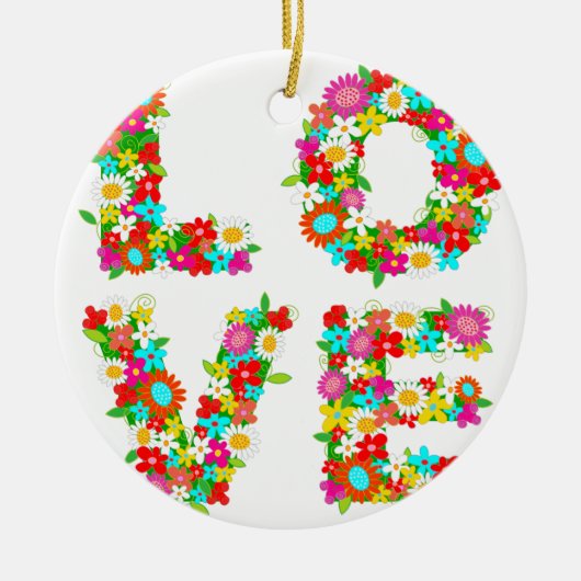 フローラ愛 セラミックオーナメント (正面)