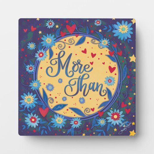 フローラ感動的は引用文の刺激性よりも フォトプラーク (正面)