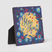 フローラ感動的は引用文の刺激性よりも フォトプラーク (正面)