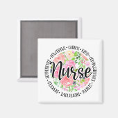 フローラ感動的ナース マグネット (正面/裏面)