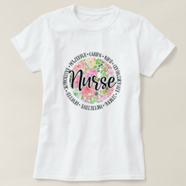 フローラ感動的ナース Tシャツ