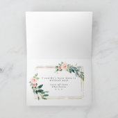 フローラ感謝していが私のブライドメイドカードだったこと カード (内部)