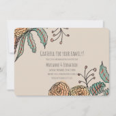 フローラ感謝祭ディナー感謝リース 招待状 (正面)