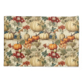 フローラ感謝祭ヴィンテージパターン(10) 枕カバー (裏面-左)