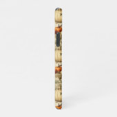 フローラ感謝祭ヴィンテージパターン(10) iPhoneケース (右側)