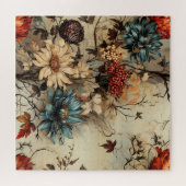 フローラ感謝祭ヴィンテージパターン(11) ジグソーパズル (横)