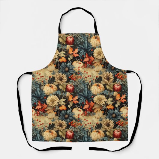 フローラ感謝祭ヴィンテージパターン(12) エプロン (正面)