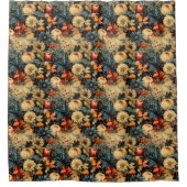 フローラ感謝祭ヴィンテージパターン(12) シャワーカーテン (正面)