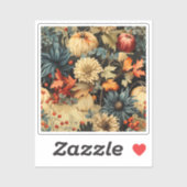 フローラ感謝祭ヴィンテージパターン(12) シール (シート)