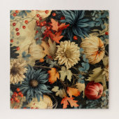 フローラ感謝祭ヴィンテージパターン(12) ジグソーパズル (横)