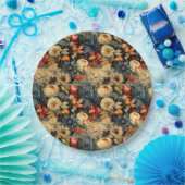 フローラ感謝祭ヴィンテージパターン(12) ペーパープレート (パーティー)