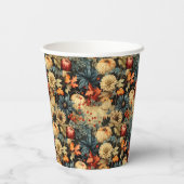 フローラ感謝祭ヴィンテージパターン(12) 紙コップ (裏面)