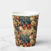 フローラ感謝祭ヴィンテージパターン(12) 紙コップ (右)