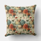 フローラ感謝祭ヴィンテージパターン(1) クッション (裏面)