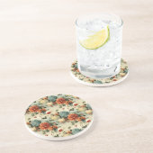 フローラ感謝祭ヴィンテージパターン(1) コースター (側面)