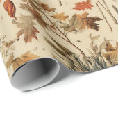 フローラ感謝祭ヴィンテージパターン(3) ラッピングペーパー (ロールコーナー)