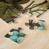 フローラ感謝祭ヴィンテージパターン(5) ジグソーパズル (側面)