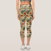 フローラ感謝祭ヴィンテージパターン(6) カプリレギンス (裏面)