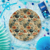 フローラ感謝祭ヴィンテージパターン(6) ペーパープレート (パーティー)