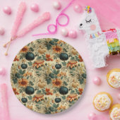 フローラ感謝祭ヴィンテージパターン(6) ペーパープレート (パーティー)