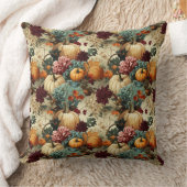 フローラ感謝祭ヴィンテージパターン(8) クッション (ブランケット)