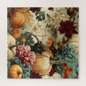 フローラ感謝祭ヴィンテージパターン(8) ジグソーパズル (横)