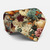フローラ感謝祭ヴィンテージパターン(8) ネクタイ (ロール)